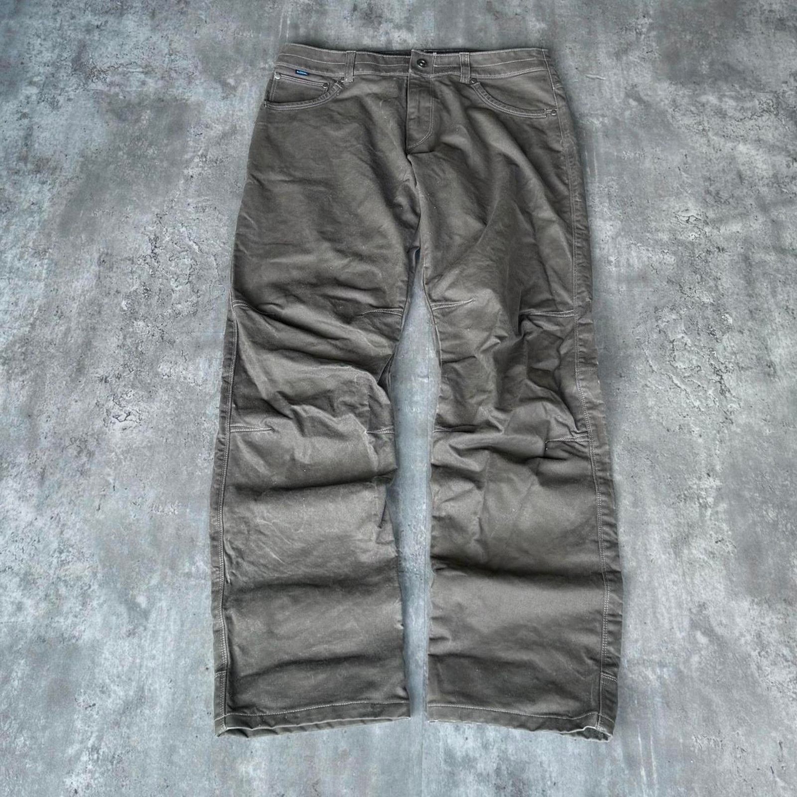 Carhartt × Kuhl × Vintage Kuhl Double Knee Forest Green Tech Utility Carpenter Pants Size US 34 / EU 50 - 1 Thumbnail