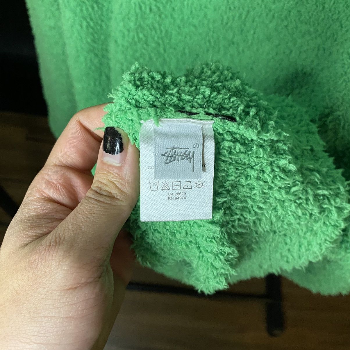 Stussy STUSSY FLOYD SCRUFFY SWEATER GREEN Size US M / EU 48-50 / 2 - 5 Thumbnail