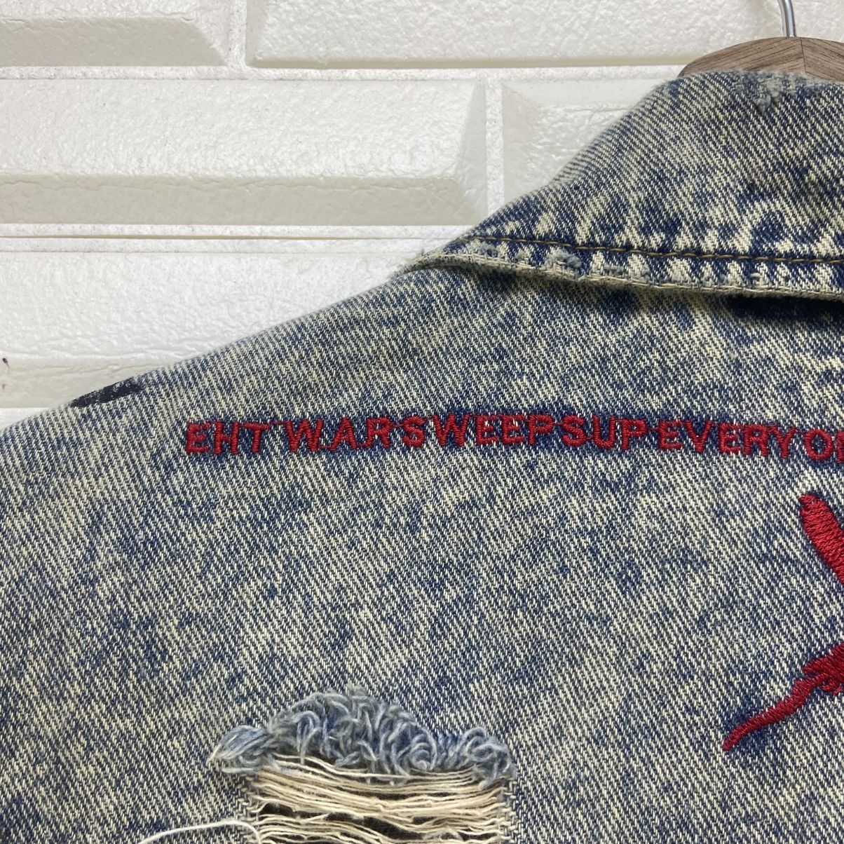 Japanese Brand Japanese Brand Distressed Denim Paint Splatter Denim Jacket Size US M / EU 48-50 / 2 - 18 Thumbnail
