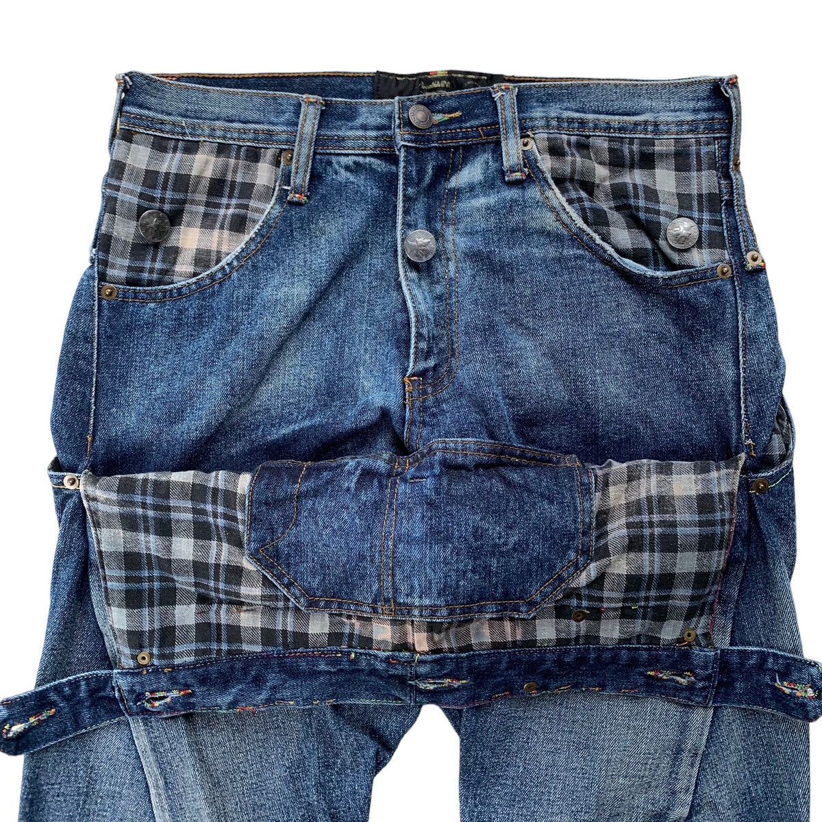 Japanese Brand Rare Japanese Brand BRTH Breathmint Double Layered Jeans Size US 31 - 2 Thumbnail