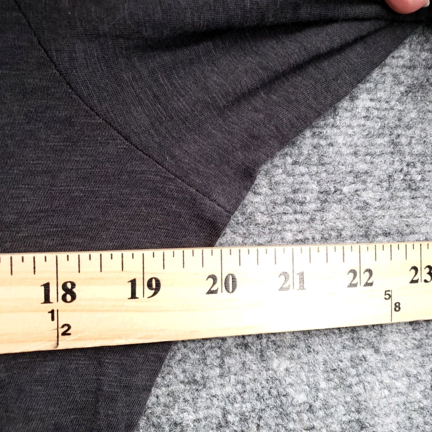 Z Supply Z Supply Sweater Womens M Medium Cropped Gray Pullover Mock Neck Size M / US 6-8 / IT 42-44 - 5 Thumbnail