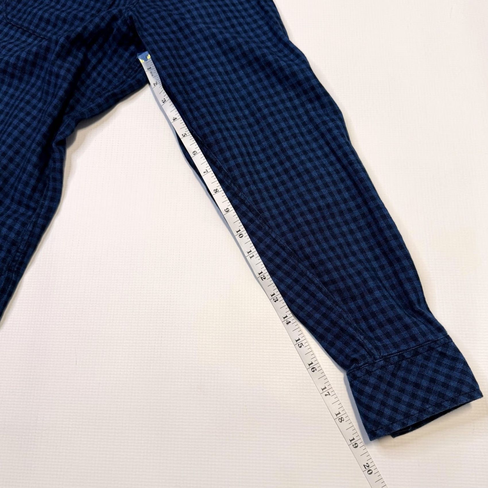 Vintage G-Star RAW Shirt Mens XL Blue Black Landoh L/S Check Plaid Button Front Casual Size US XL / EU 56 / 4 - 6 Thumbnail