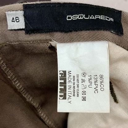 Dsquared2 Dsquared2 S/S 2002 Side-Zip Leather-Lined Loose Cargo Pants Size US 30 / EU 46 - 9 Thumbnail