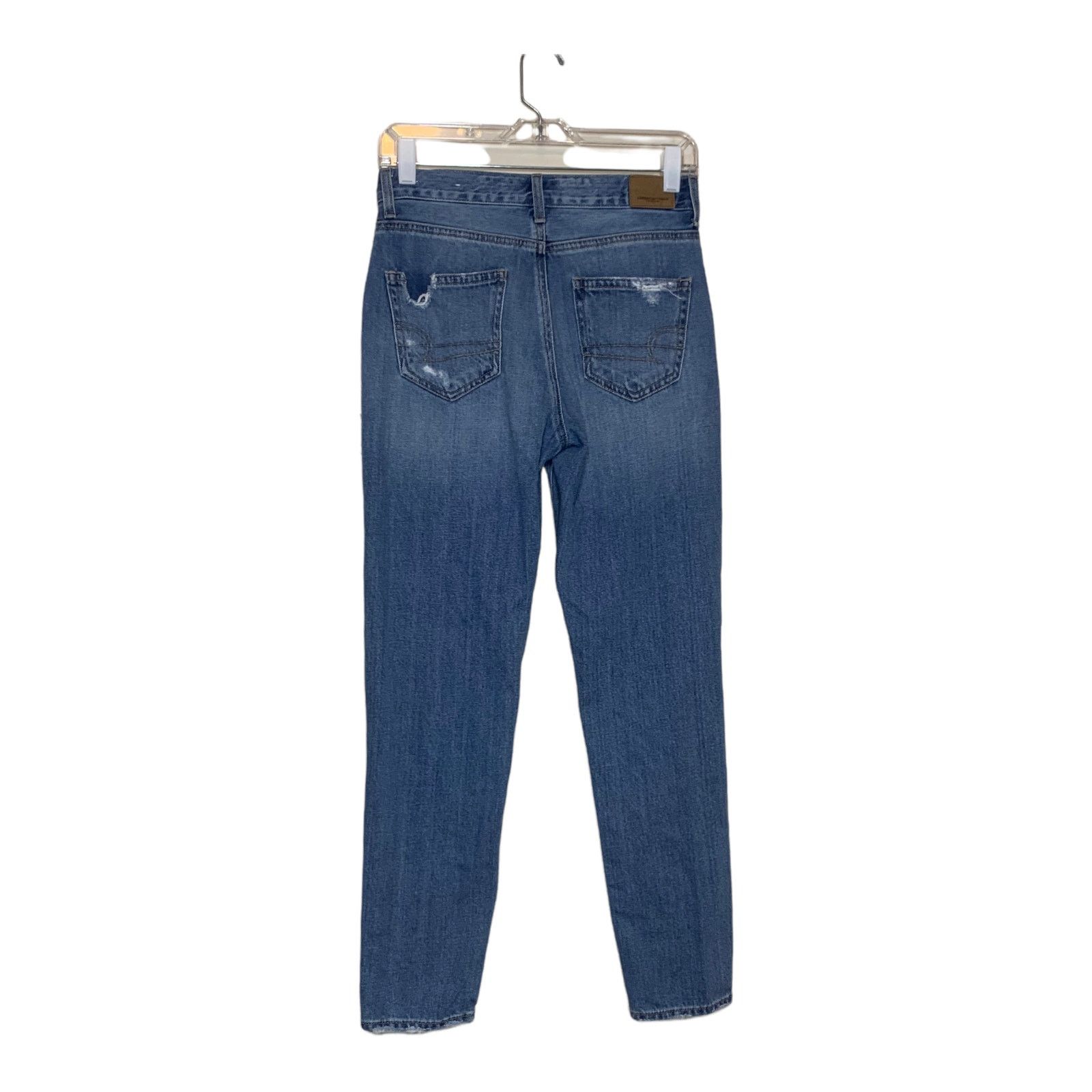 American Eagle Outfitters American Eagle distressed mom jeans size 0 Size 25" / US 0 / IT 36 - 2 Thumbnail