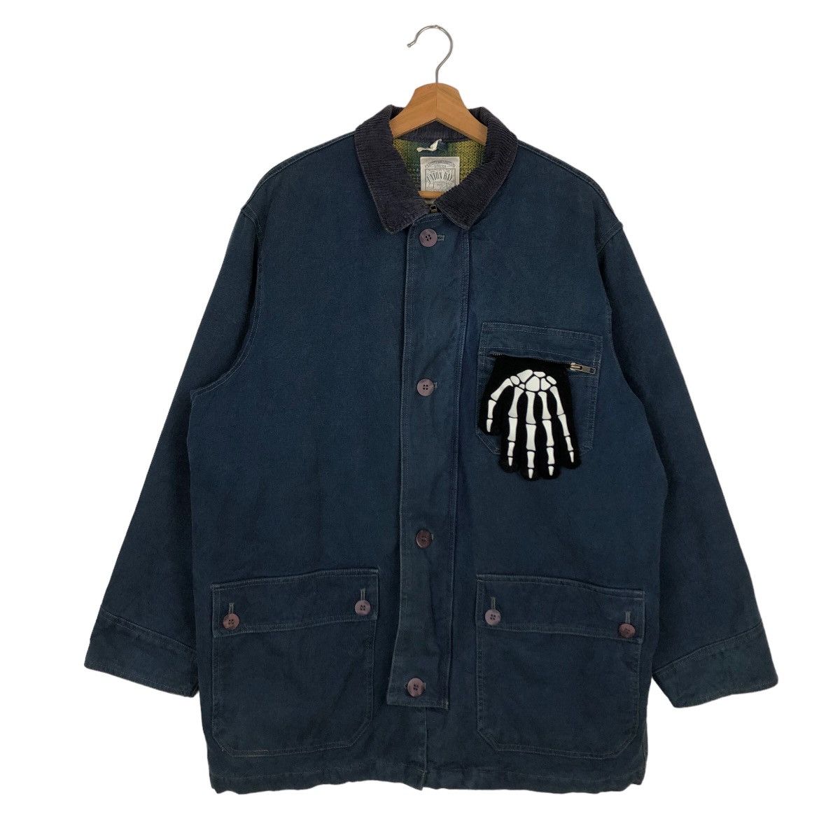 Japanese Brand VINTAGE CHORE DENIM WORK JACKET UNION BAY ISSEY MIYAKE Size US M / EU 48-50 / 2 - 1 Thumbnail