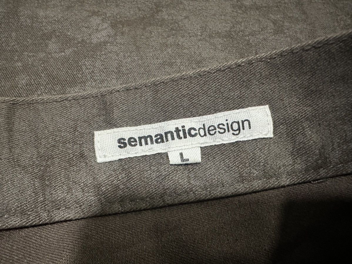 semanticdesign 🔥Sick Y2K Semantic Design Coated Cargo Pants Flared Zipper Size US 32 / EU 48 - 13 Thumbnail