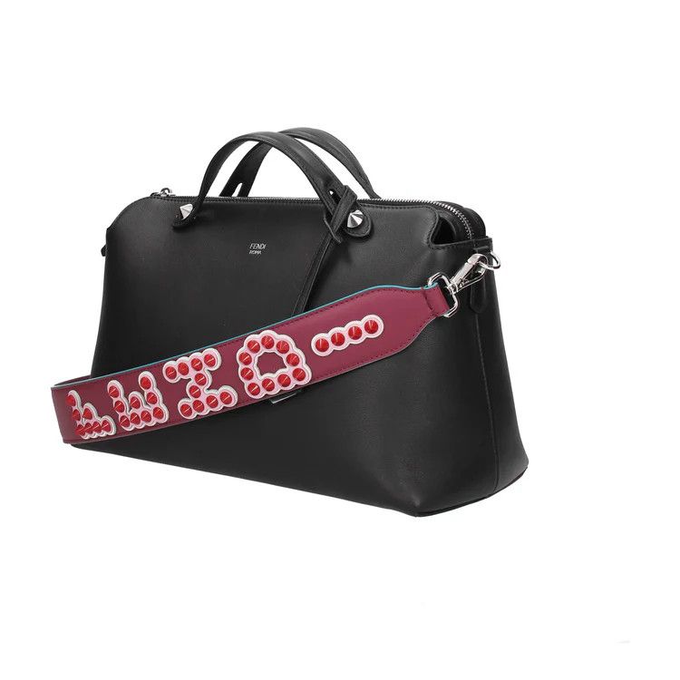 Fendi ob1o1e1124 Size: OS / Leather Shoulder Strap in Violet Size ONE SIZE - 2 Thumbnail