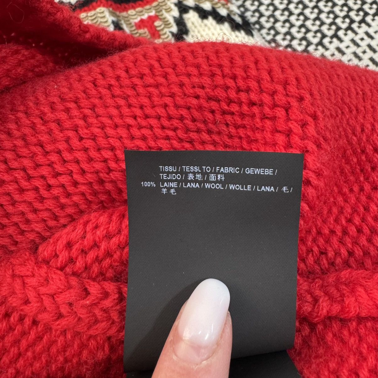 Saint Laurent Paris Saint Laurent 16aw Scales National Style Sweater Size US L / EU 52-54 / 3 - 13 Thumbnail