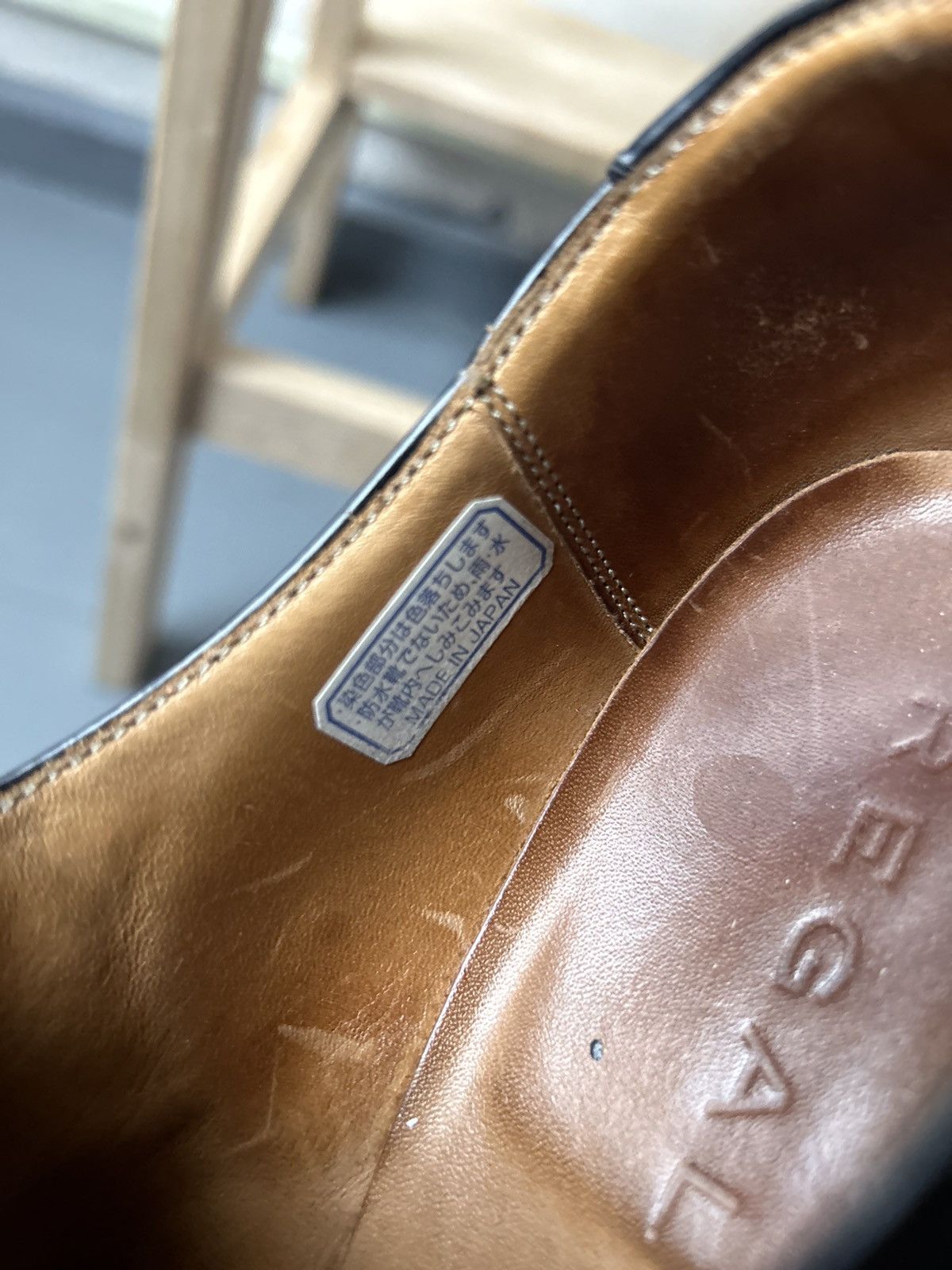 Japanese Brand × REGAL Brogues REGAL BLACK LEATHER SHOES Size US 6.5 / EU 39-40 - 8 Thumbnail