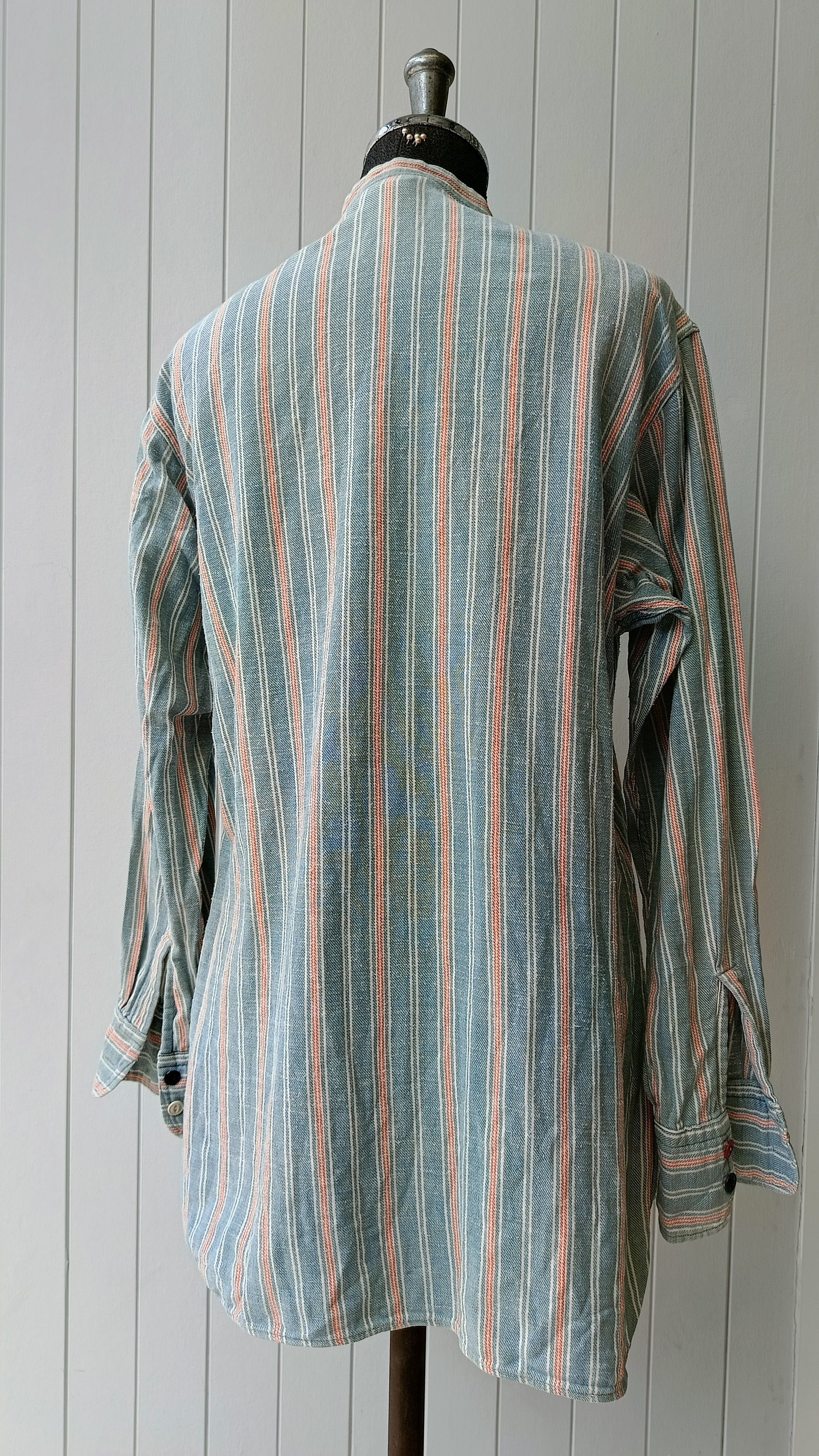45rpm 45RPM by R Japan mandarin pullover indigo work vtg shirt Size US S / EU 44-46 / 1 - 8 Thumbnail