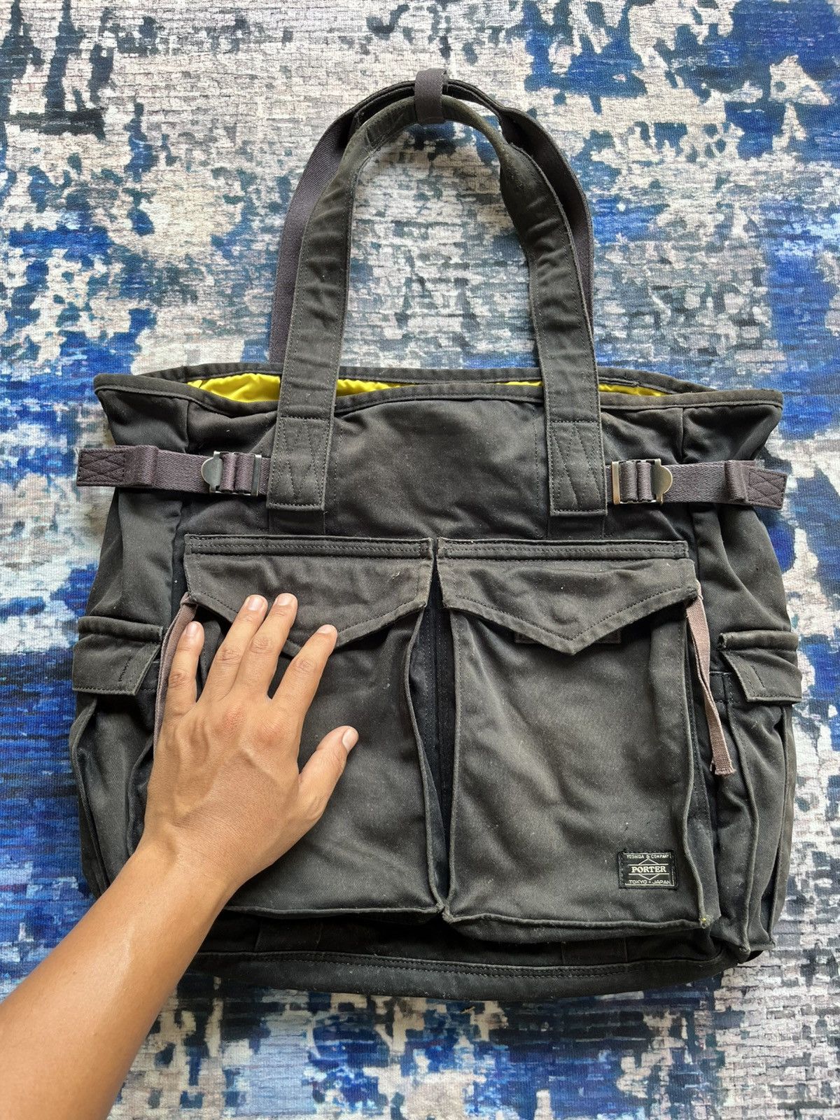 Porter 🔥Porter Tokyo Multipocket Handbag Distressed Japan Size ONE SIZE - 2 Thumbnail