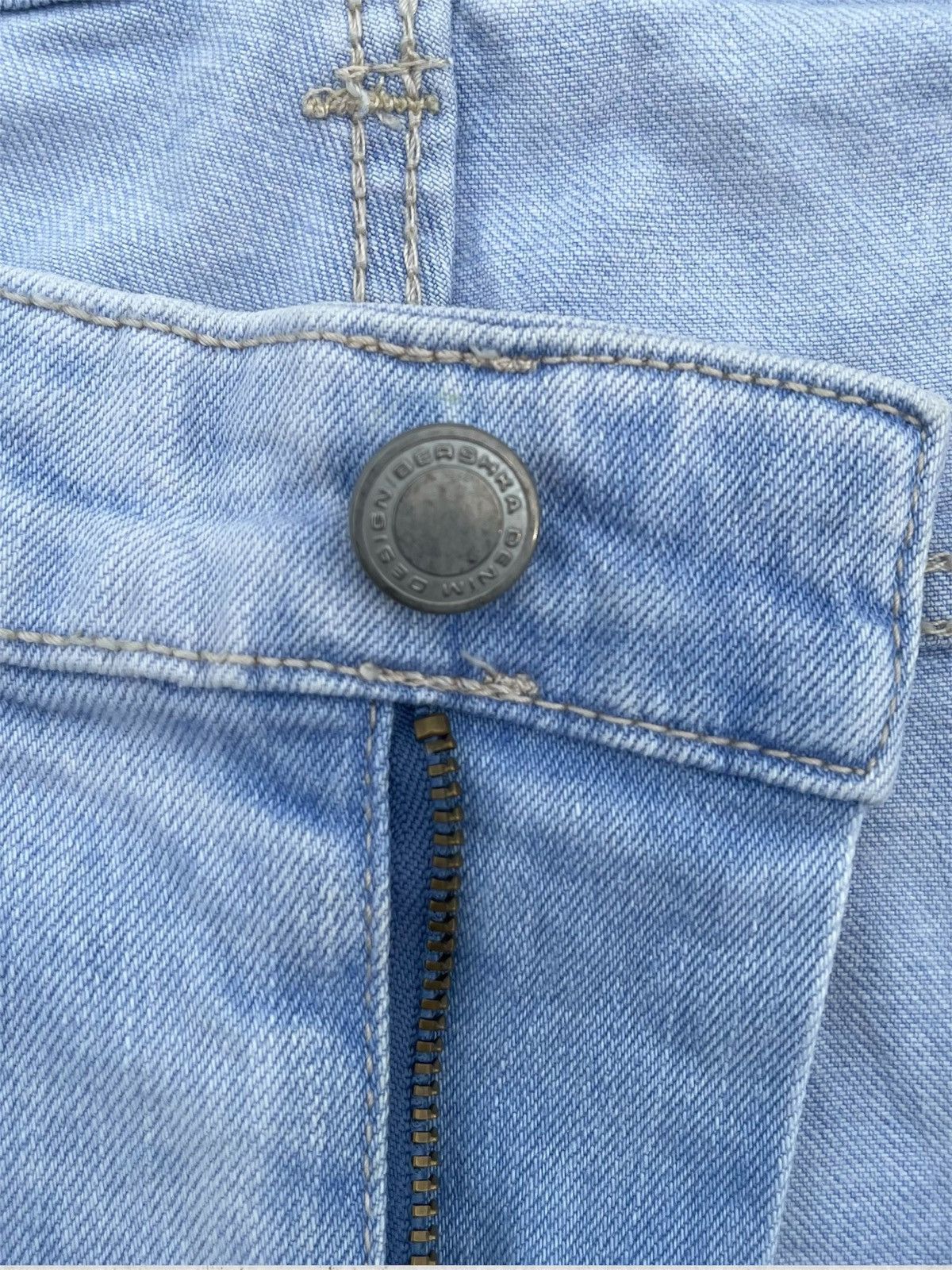 Bershka × Jean 🔥 Bershka Light Blue Distressed Denim W36 🔥 Size US 36 / EU 52 - 7 Thumbnail