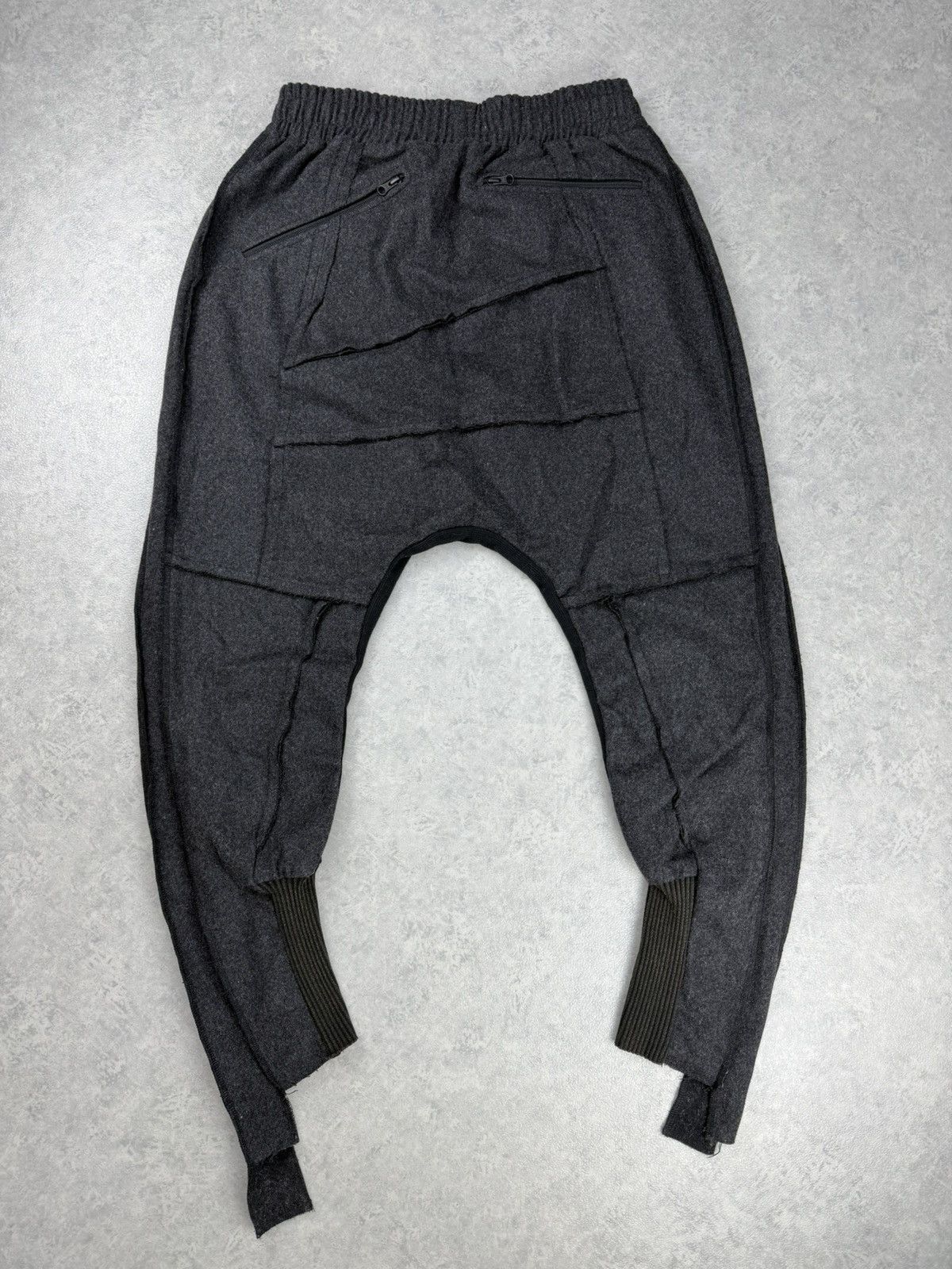 Demobaza Demobaza Wool Drop Crotch Pants Avant-Garde Ninja Size US 32 / EU 48 - 10 Thumbnail
