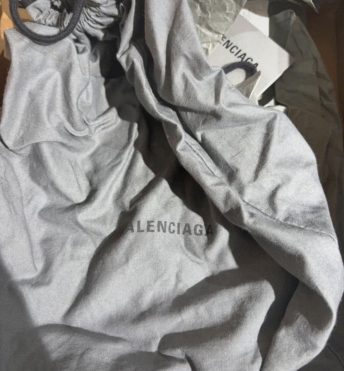 Balenciaga Balenciaga Grey Leather and Mesh Triple Clear Sole Sneakers Size US 9 / IT 39 - 2 Thumbnail