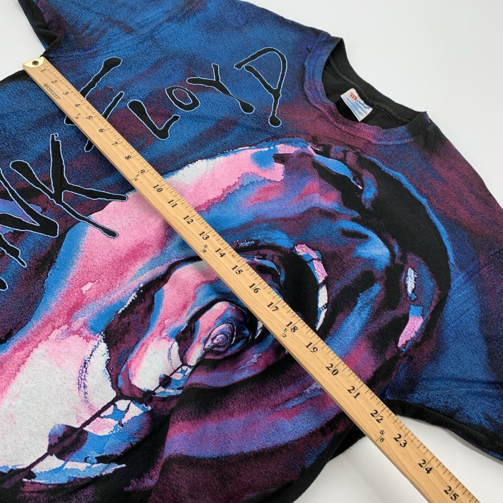 Hanes × Vintage RARE Vintage Grail 1994 Pink Floyd The Wall AOP Band T-Shirt Size US XL / EU 56 / 4 - 11 Thumbnail