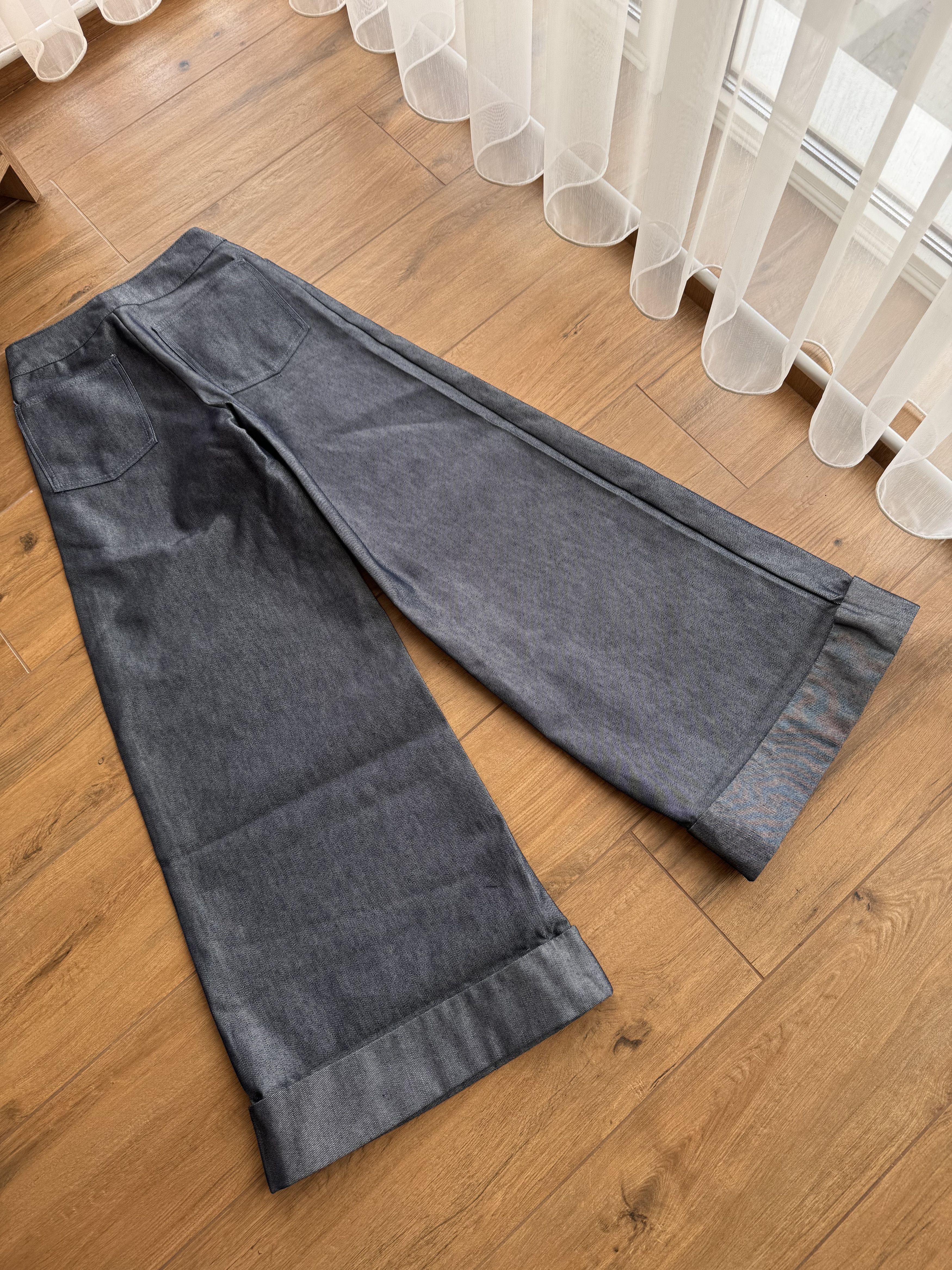 Japanese Brand × Vintage Vintage Auruze for Beau Baker 90s Skate Wide Leg Denim Jeans Size US 26 / EU 42 - 7 Thumbnail
