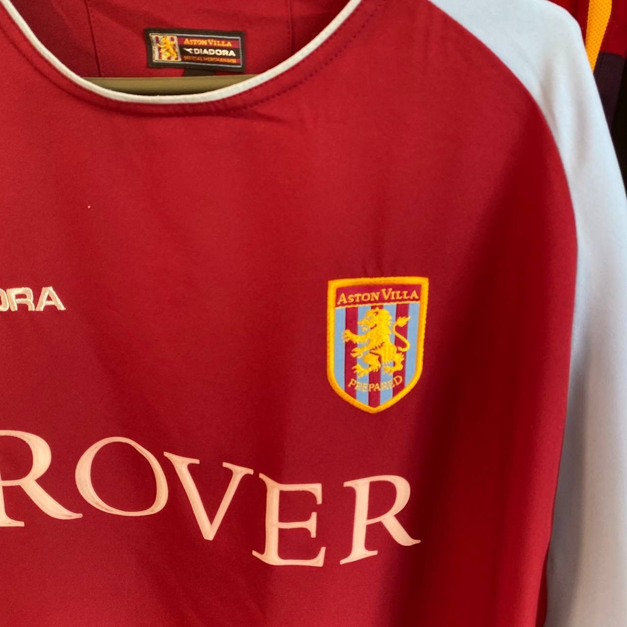 Diadora × Vintage Vintage Diadora Aston Villa Rover 2000’s soccer home jersey Size US M / EU 48-50 / 2 - 3 Thumbnail