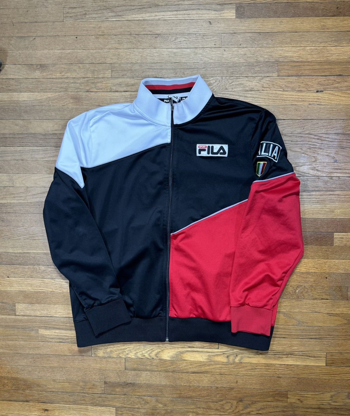 Fila × Vintage Vintage Italia Fila Track Jacket Size US XL / EU 56 / 4 - 1 Thumbnail