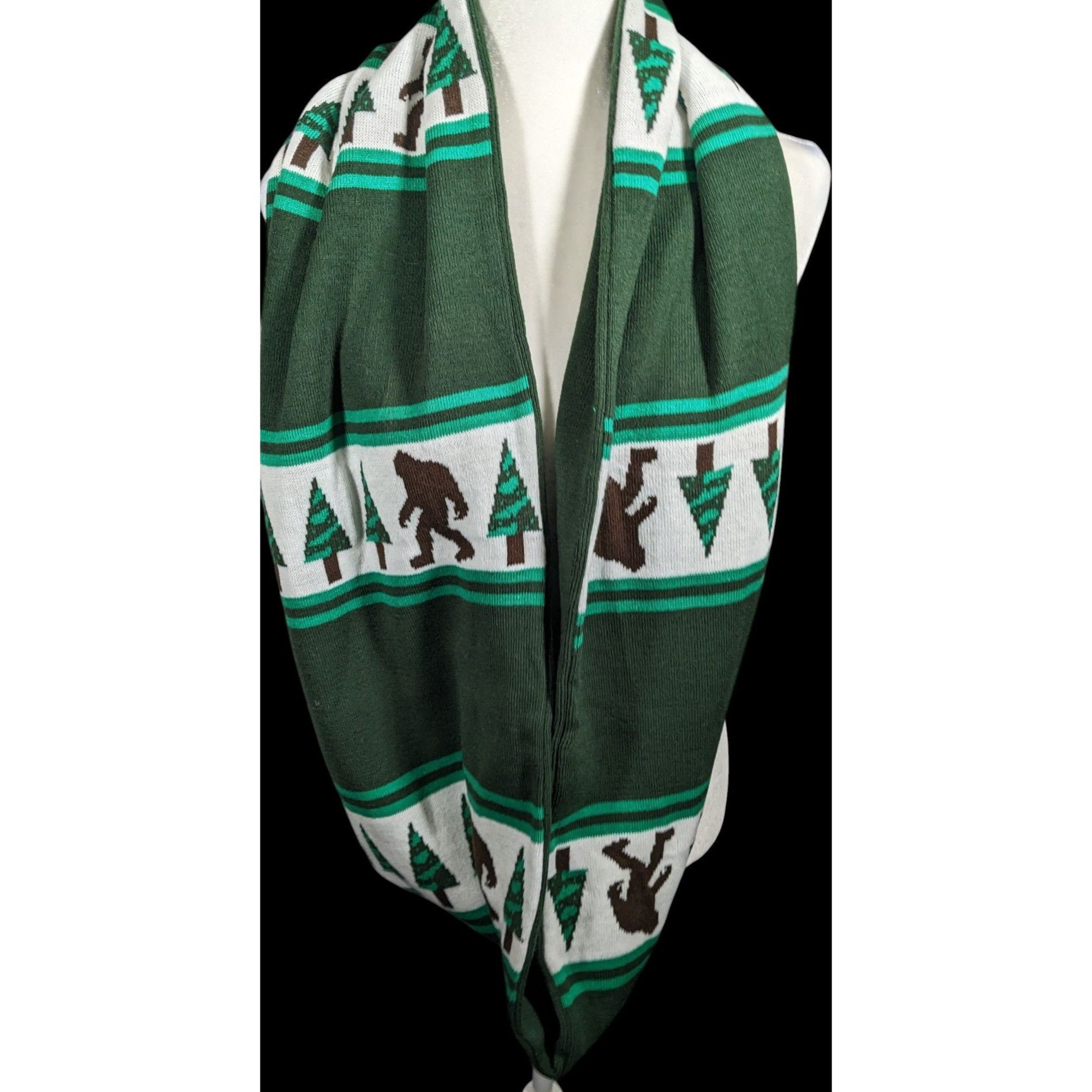 Kavu Sasquatch Arlo Green Infinity Scarf