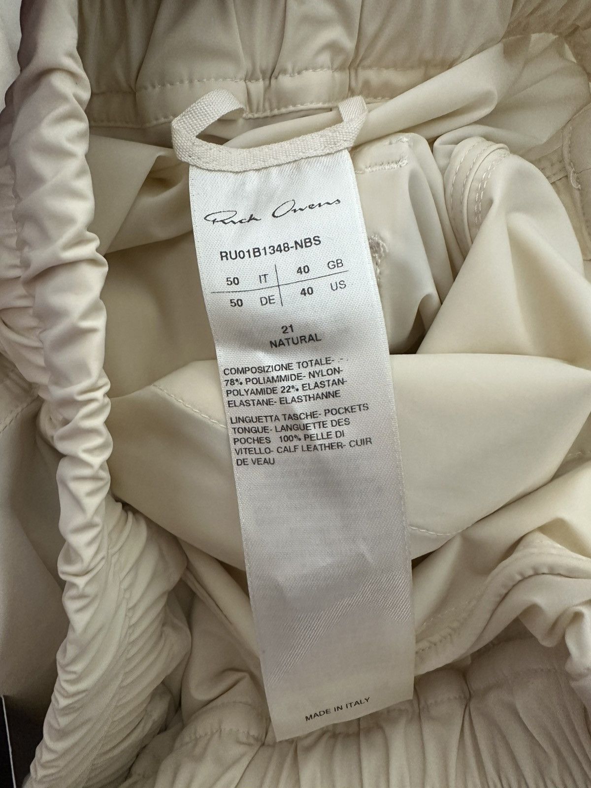 Rick Owens Brand New Rick Owen’s Detailed Drawstring Trousers Size US 40 / EU 56 - 3 Thumbnail