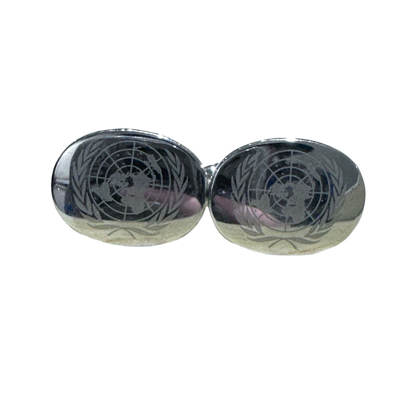Vintage Vintage United Nations Silver Cuff Links Size ONE SIZE - 1 Thumbnail