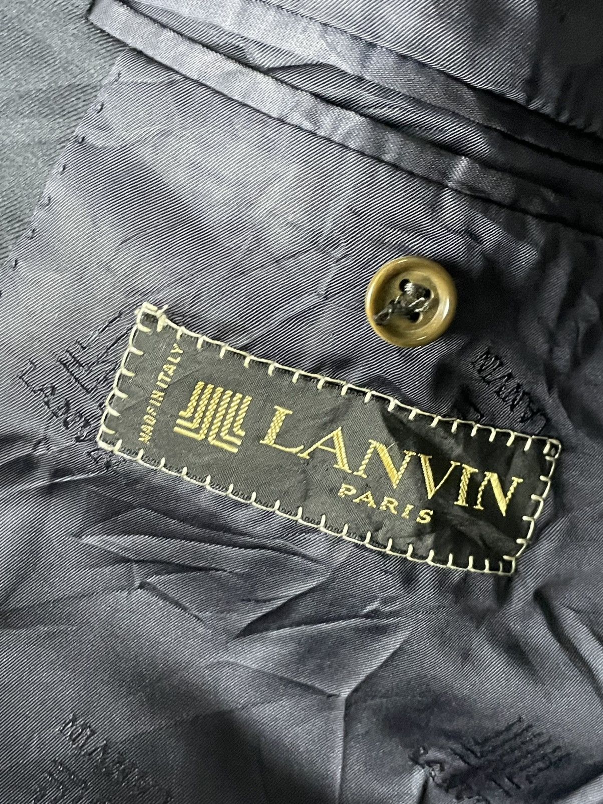 Japanese Brand × Lanvin × Vintage Lanvin Brand Light Outerwear Blazer (61) Size US XXS / EU 40 - 8 Thumbnail