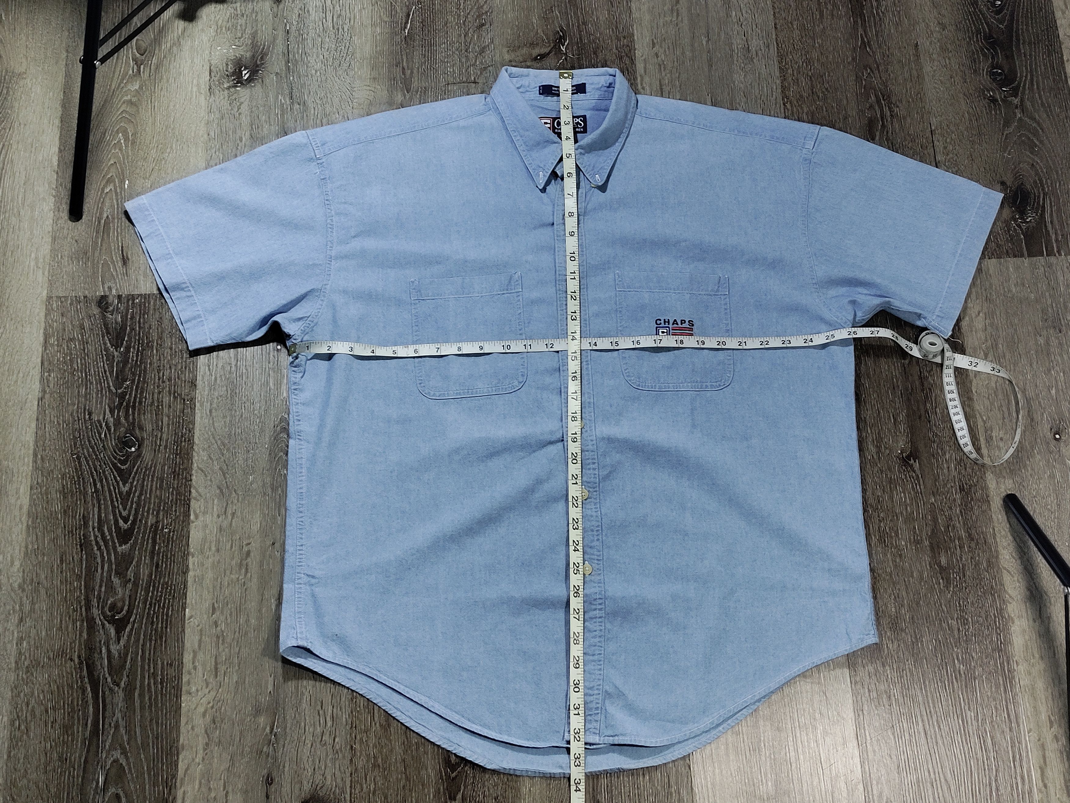 Chaps Ralph Lauren × Vintage Chaps Ralph Lauren Mens Shirt XL Size US XL / EU 56 / 4 - 4 Thumbnail