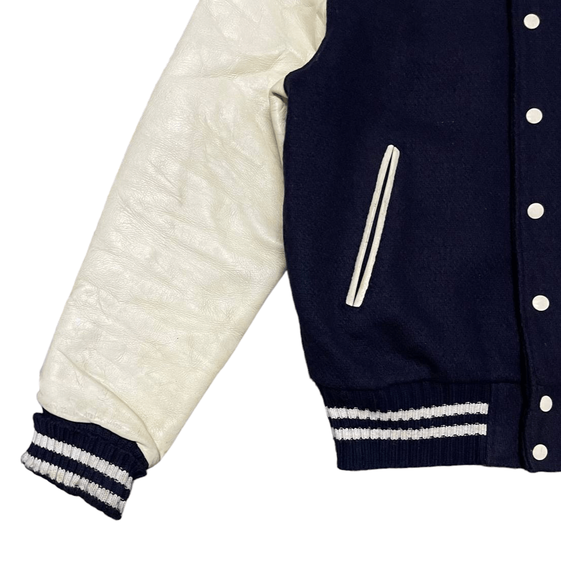 Japanese Brand Vintage Houston Blue Devils Varsity Jacket Leather Sleeve Size US M / EU 48-50 / 2 - 5 Thumbnail