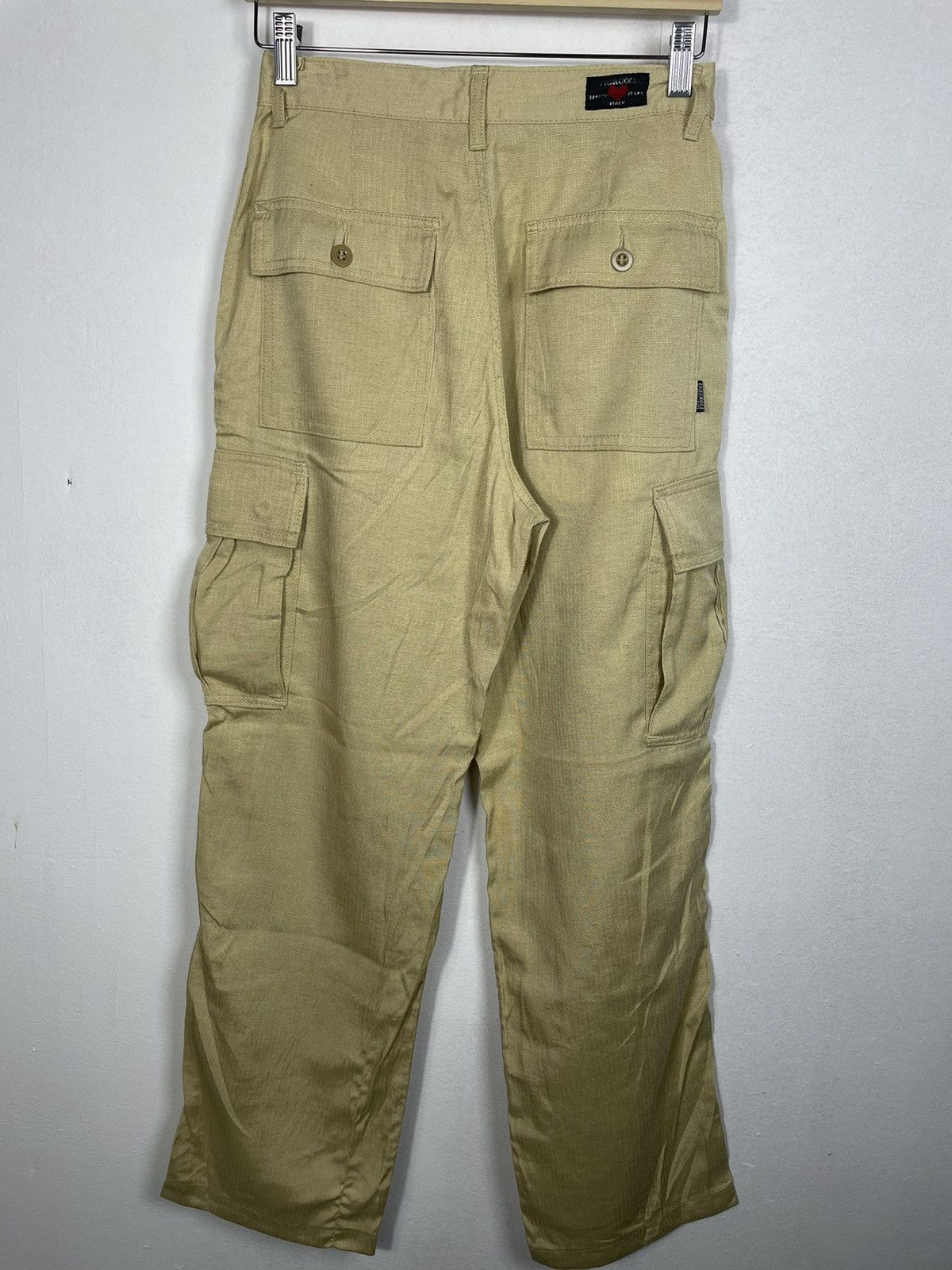Fiorucci Vintage Fiorucci Safety Jeans Cargo Pants Size US 27 - 3 Thumbnail
