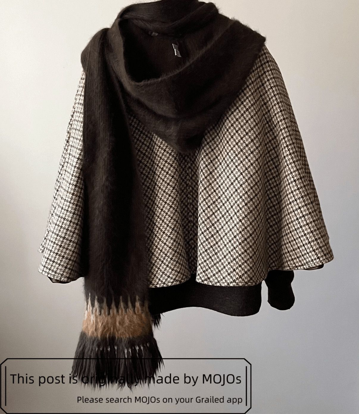 Number (N)ine Number Nine 02AW Brown Hoodie Ethical Scarf mojos153 Size ONE SIZE - 5 Thumbnail