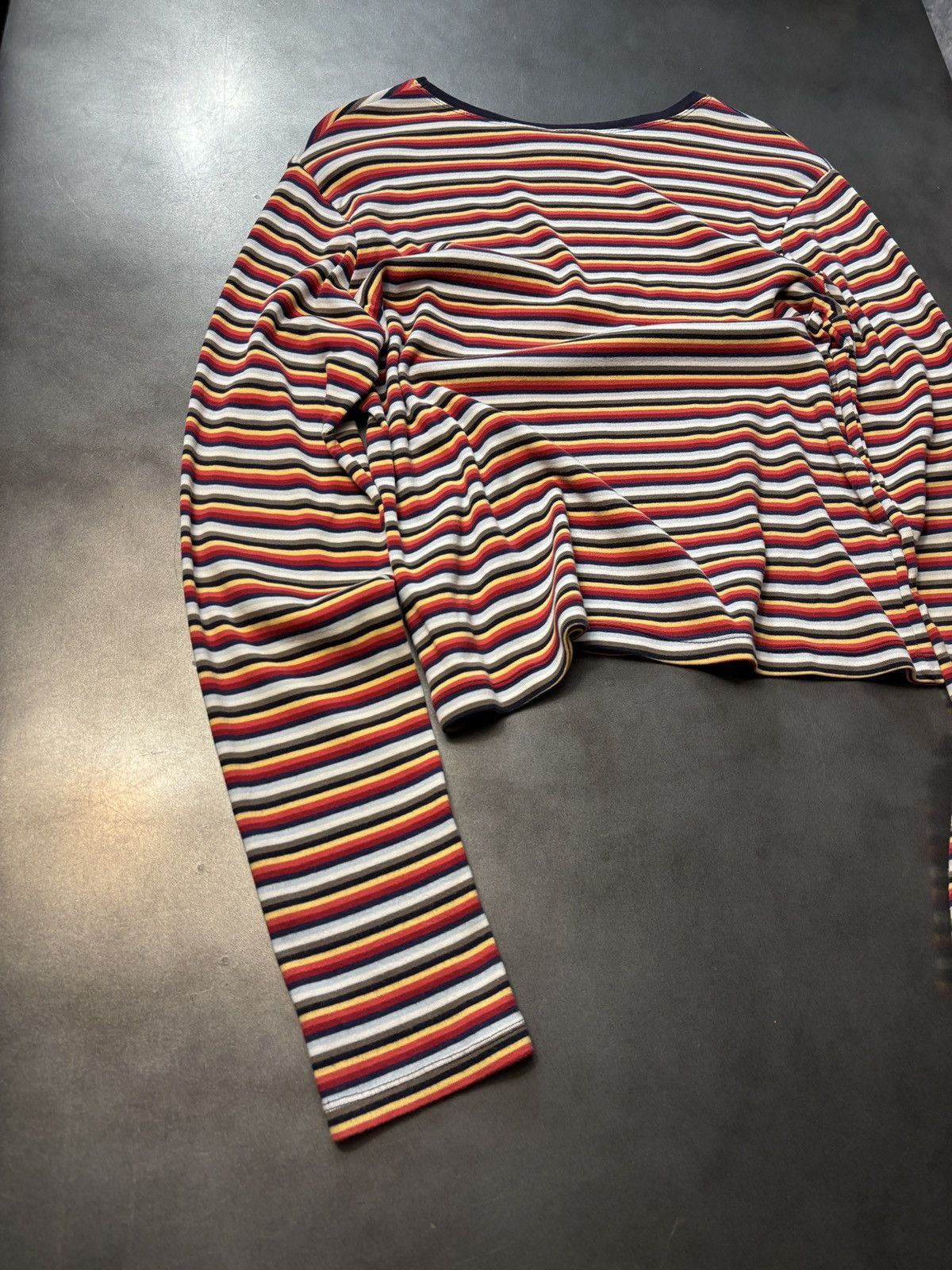 Other × Vintage Y2K Vintage Xhilaration Longsleeve Shirt Stripe Stretch 2000 Size M / US 6-8 / IT 42-44 - 10 Thumbnail