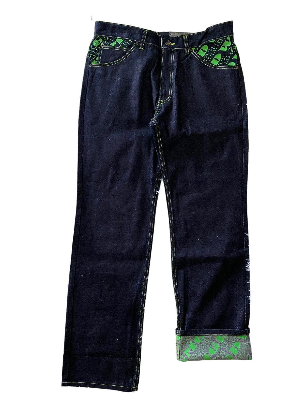 Momotaro Jeans Monitor GDW Streetwear Like Momotaro Size US 35 - 3 Thumbnail
