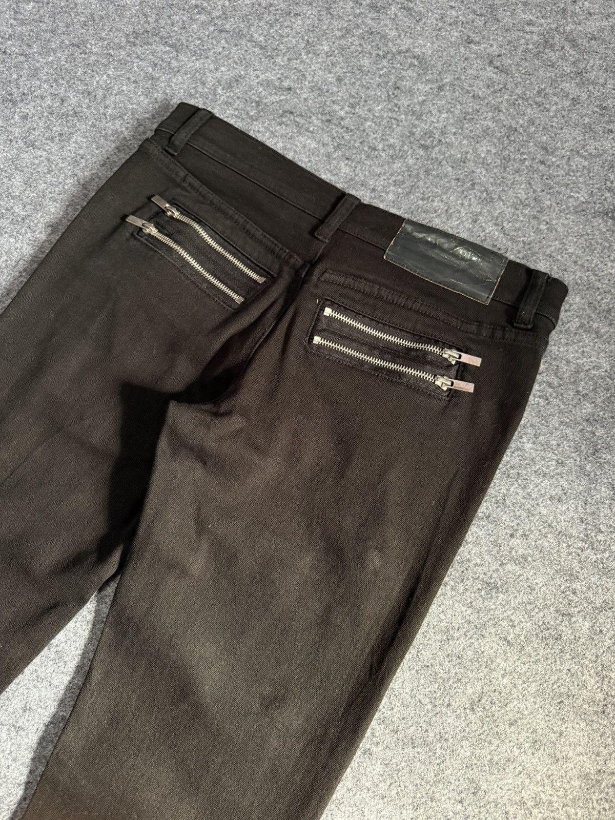 CIVARIZE × Cheap Monday × LOWBOX Cheap Monday Rebel Punk Bondage Skinny Cargo Stacked Jeans Size US 30 / EU 46 - 12 Thumbnail