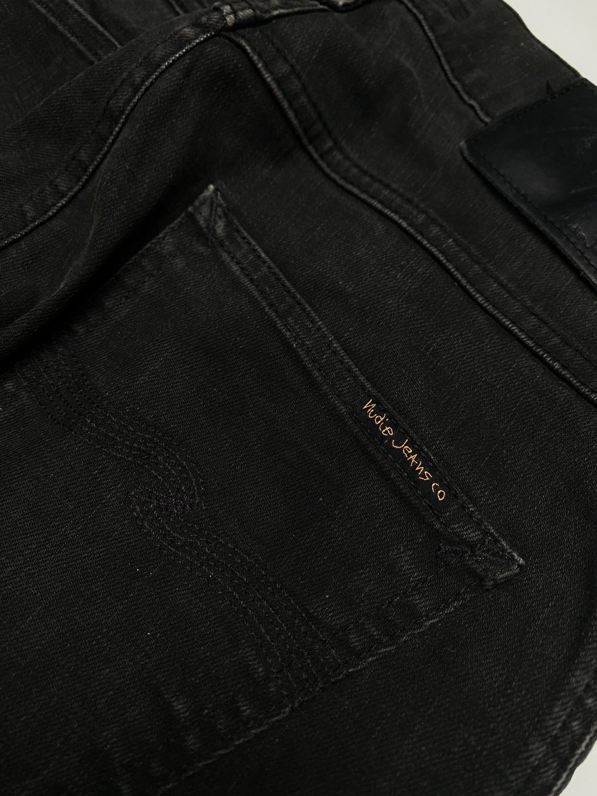 Nudie Jeans Vintage 2001 Nudie Jeans Slim Jim Dry Black Coated Size US 31 - 8 Thumbnail