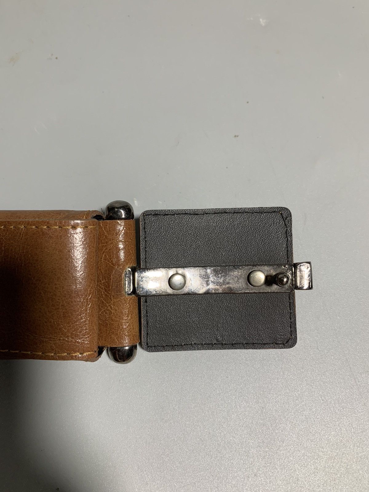 Costume National COSTUME NATIONAL BROWN LEATHER BELT Size ONE SIZE - 7 Thumbnail