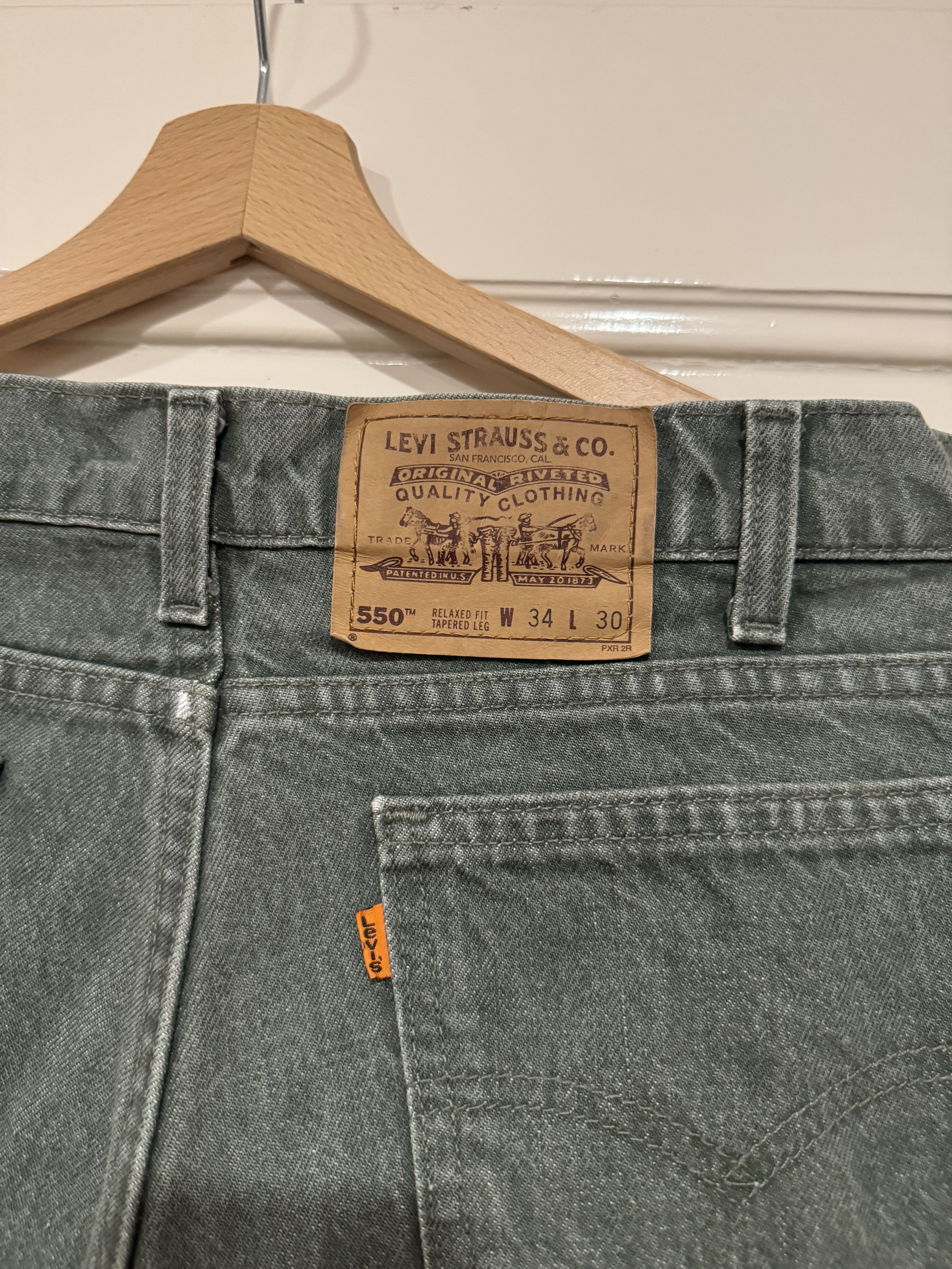 Levi's Levi's 550 vintage green W34 L30 Size US 34 / EU 50 - 8 Thumbnail