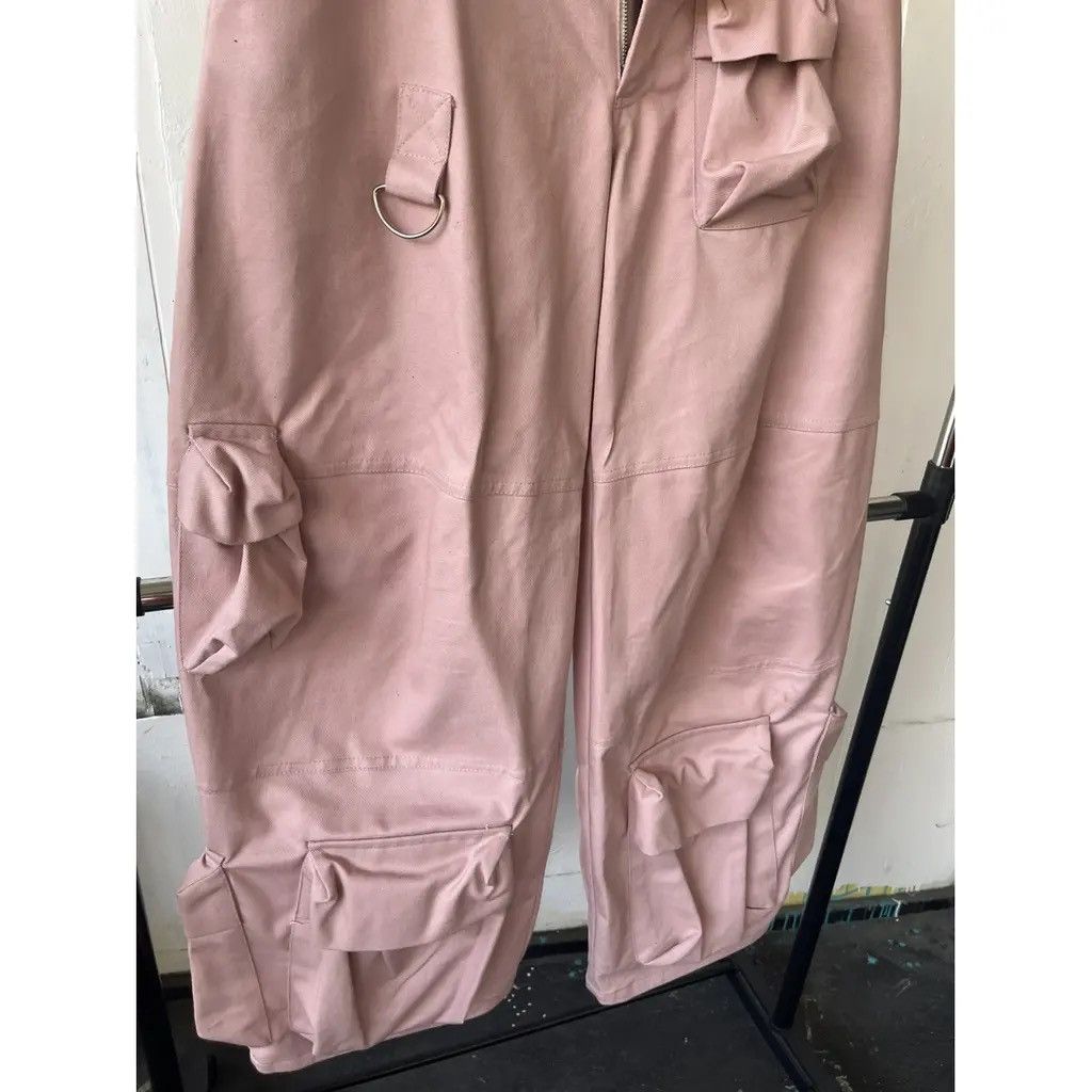 Other Collina Strada Exclusive Pink Garden Cargo Pants Size US 32 / EU 48 - 4 Thumbnail