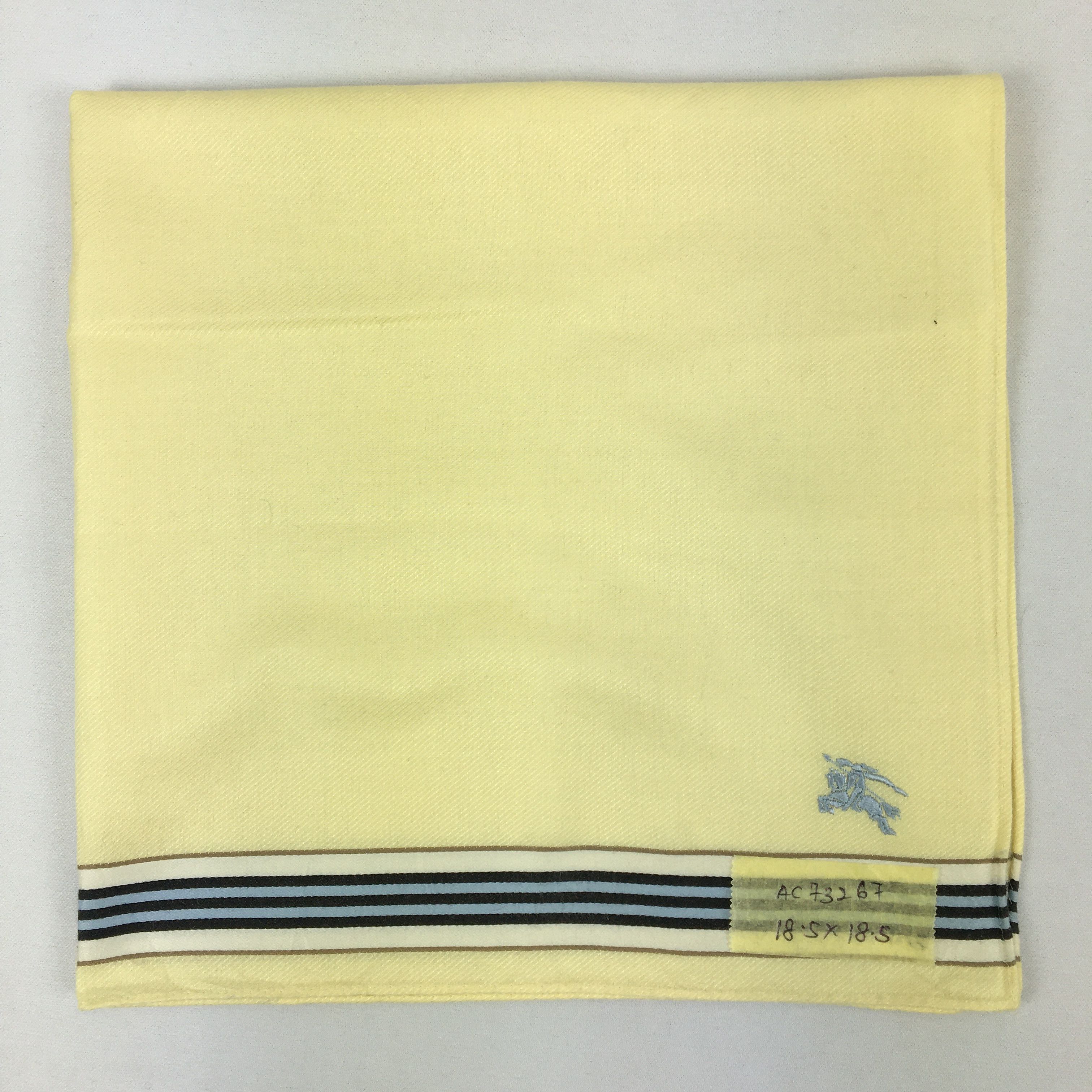 Burberry Vintage Y2K Burberry Handkerchief Bandana Pocket Square Size ONE SIZE - 4 Thumbnail
