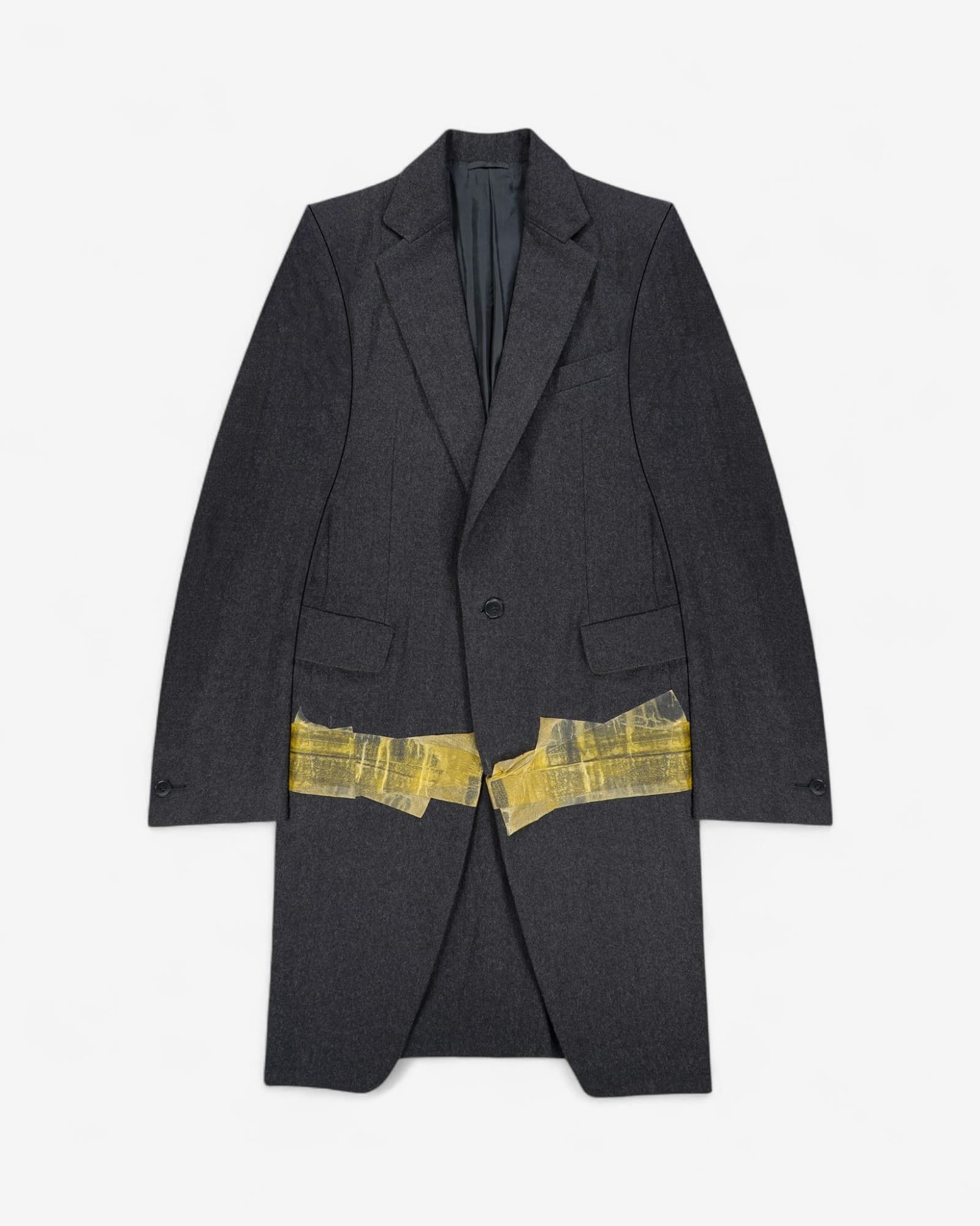 Jacketchute-Lined 2 Button Taped Long Jacket – The Library 1994