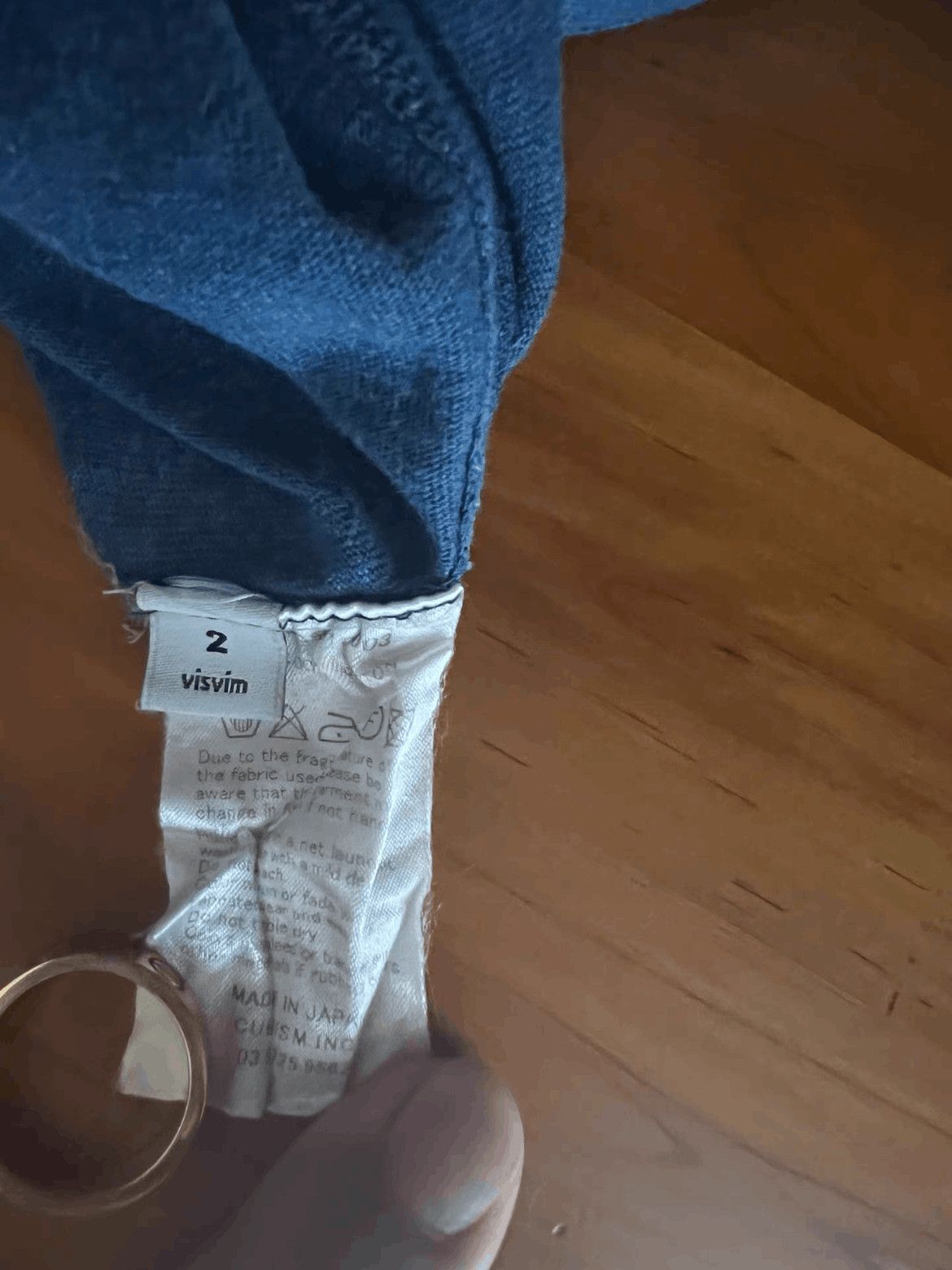 Visvim Sz 2 Visvim ICT Indigo Dye Tee Size US M / EU 48-50 / 2 - 7 Thumbnail