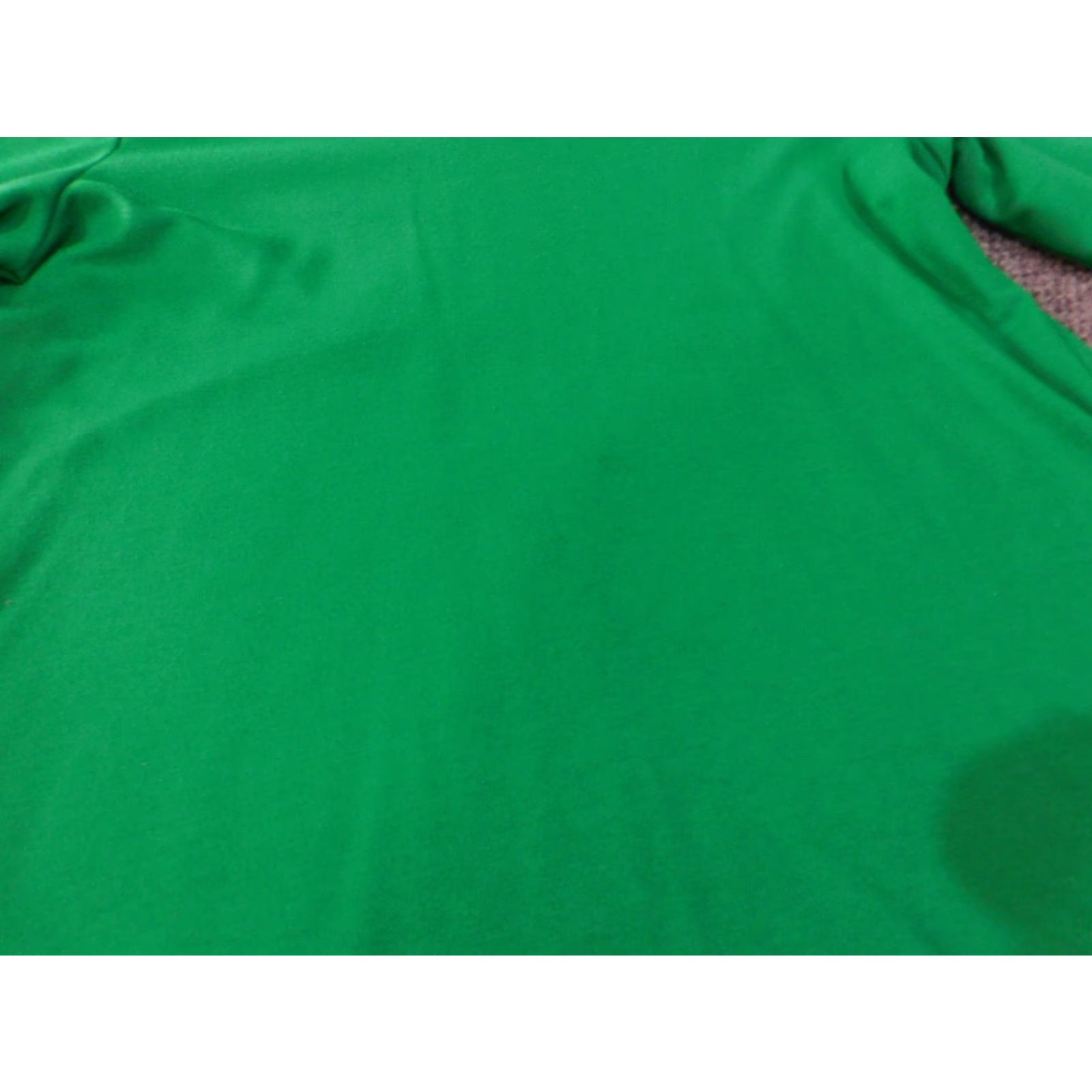 Vintage Susan Graver Shirt Womens M Green Long Sleeve Collared Button-Up Pullover Pocketed Stretch Knit Basic Casual Vintage? No (do not include vintage) Size M / US 6-8 / IT 42-44 - 6 Thumbnail
