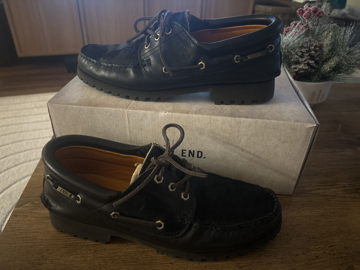 Timberland END. Clothing Timberland 3 Eye Lug Black Size US 12 / EU 45 - 2 Thumbnail