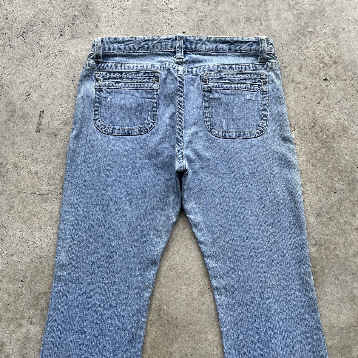 Japanese Brand Vintage Japanese Faded FLARE Denim BOOTCUT Jeans Pants W32 Size US 32 / EU 48 - 9 Thumbnail