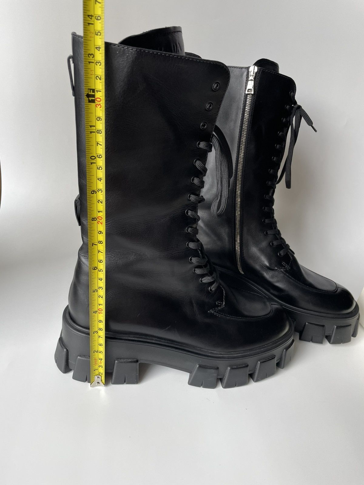 Prada Prada tall combat boots Size US 8 / EU 41 - 25 Thumbnail