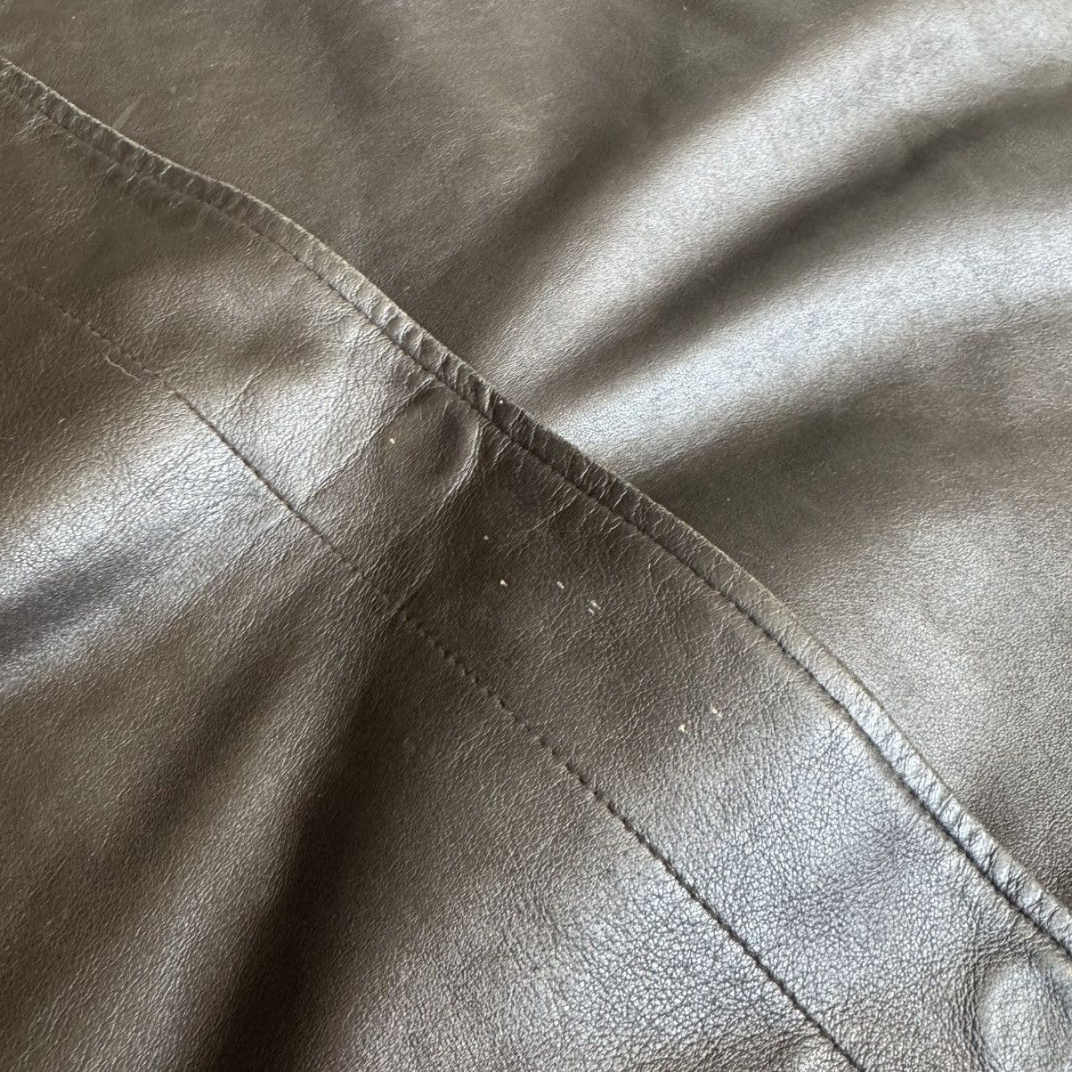 Burberry *SAMPLE* 80S BURBERRY LEATHER COAT VINTAGE Size US L / EU 52-54 / 3 - 11 Thumbnail