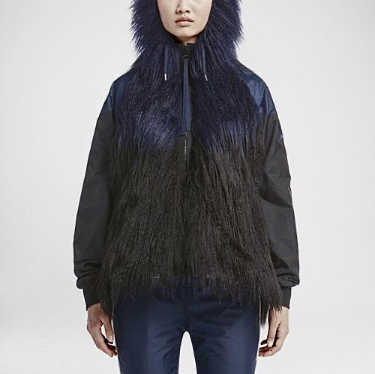 Nike × Sacai NIKELAB x SACAI PLUSH WINDRUNNER JACKET Size XS / US 0-2 / IT 36-38 - 1 Thumbnail