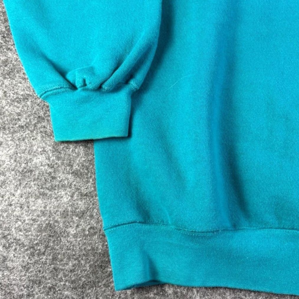 CO VINTAGE LEVI STRAUSS & CO SWEATSHIRT TEAL CREWNECK MADE IN USA SIZE L 90s Size US L / EU 52-54 / 3 - 8 Thumbnail