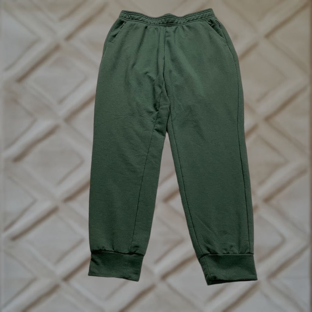 Eddie Bauer VINTAGE Eddie Bauer Lounge Jogger Pants Womens Small Green Tapered Fleece Active 28x28 Size 28" / US 6 / IT 42 - 1 Thumbnail