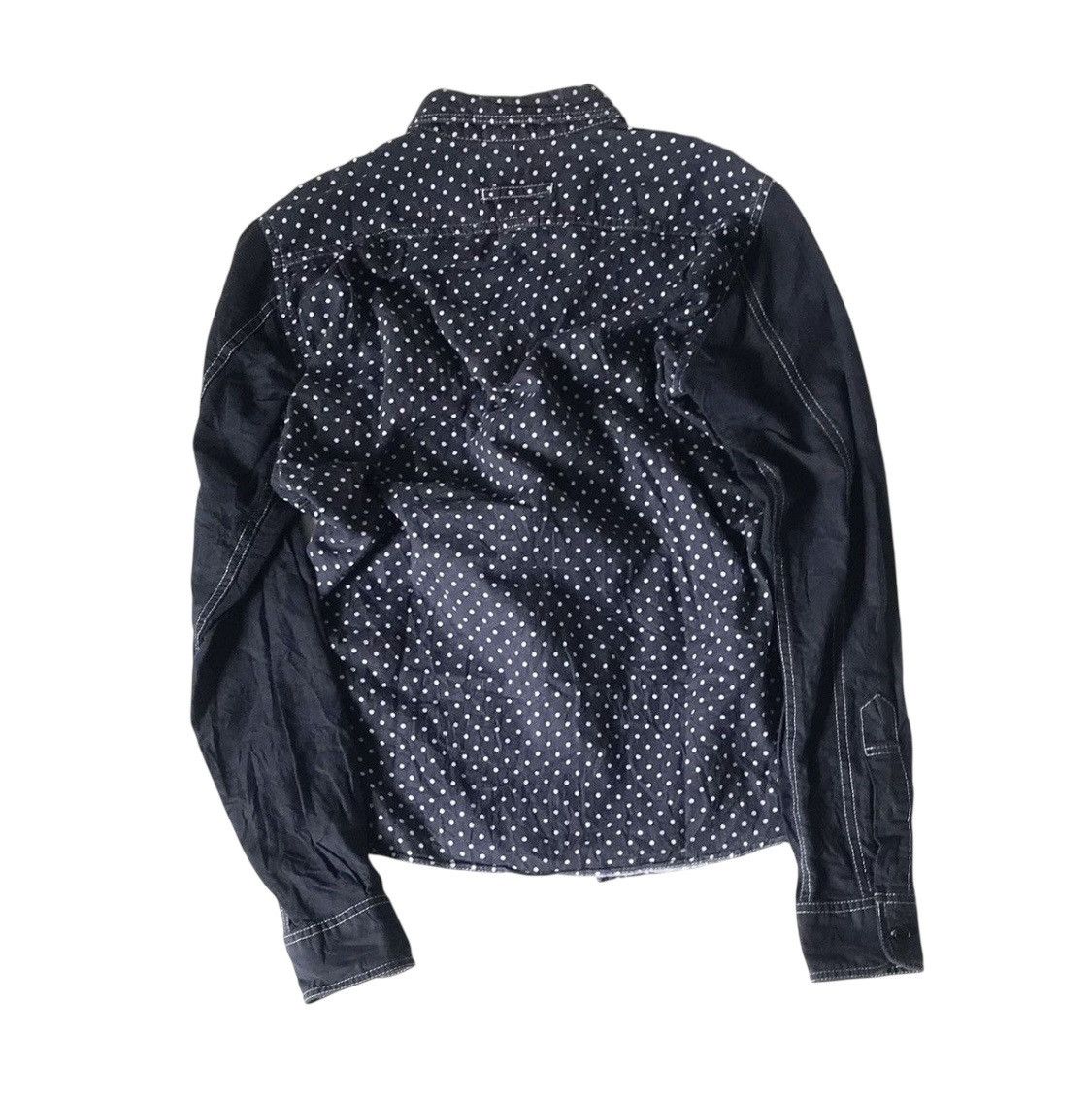 Comme des Garcons CDG homme AD2013 hybrid polkadot button up Size US S / EU 44-46 / 1 - 8 Thumbnail