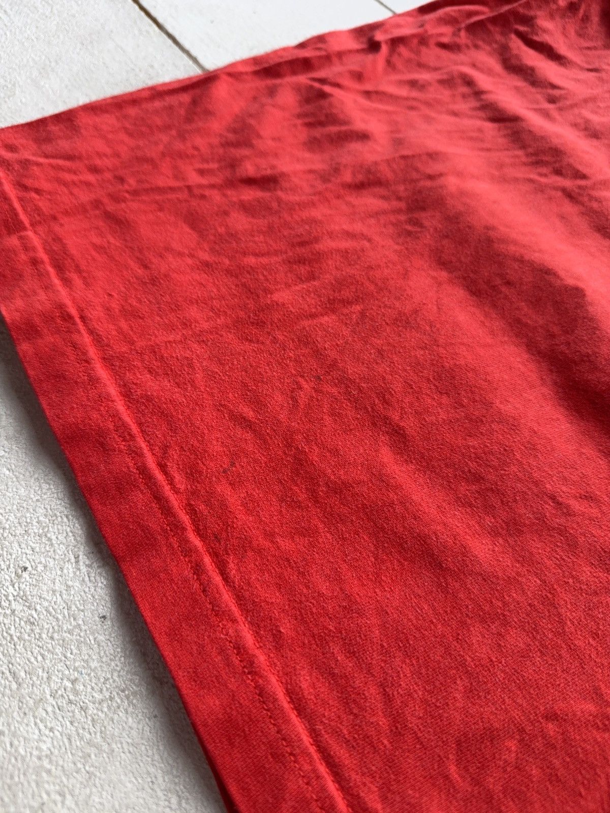 Adidas Vintage 00s Retro Adidas Original Red Faded T shirt Y2K Size US M / EU 48-50 / 2 - 7 Thumbnail